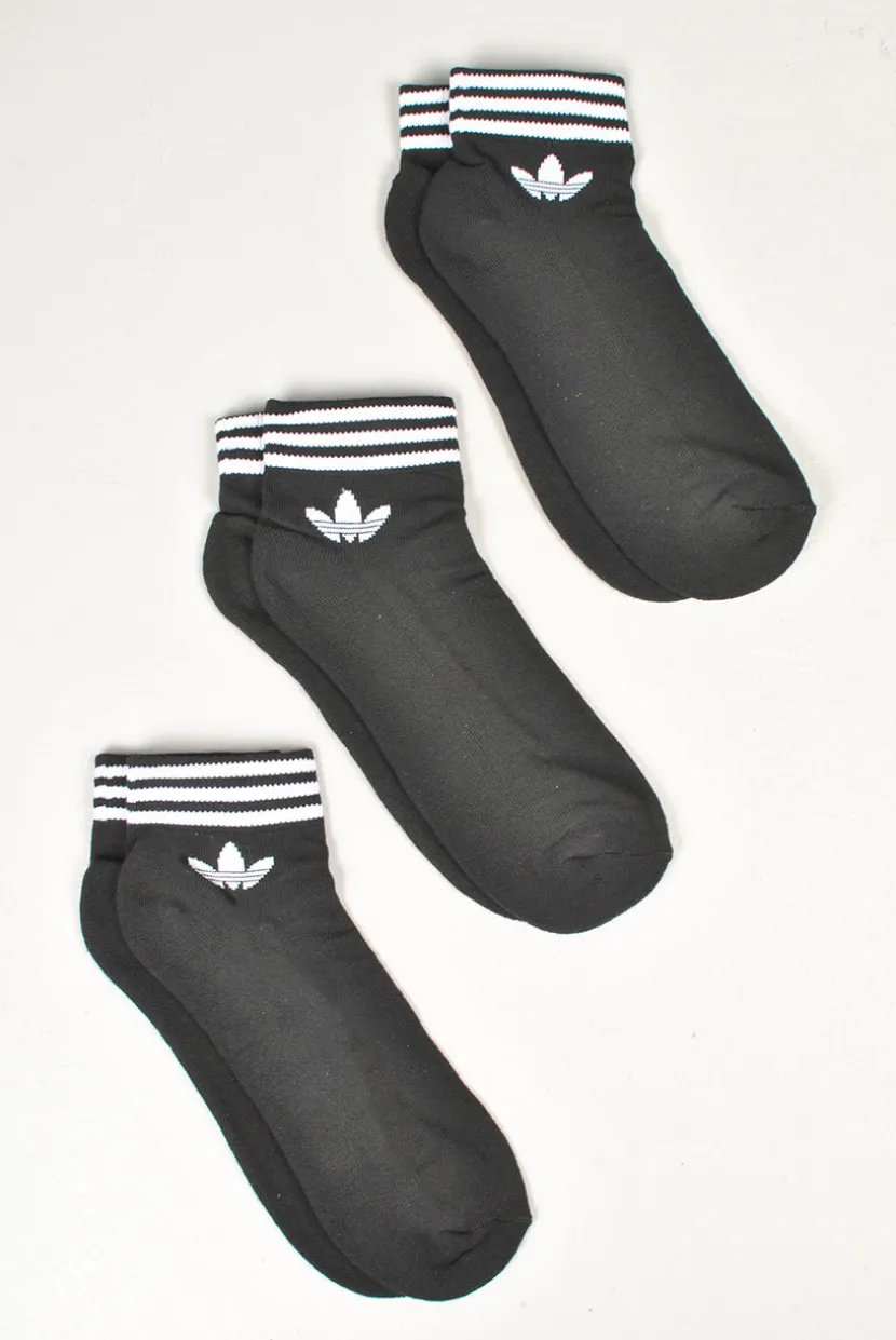 Adidas 3-Pack Trefoil Ankle Socks