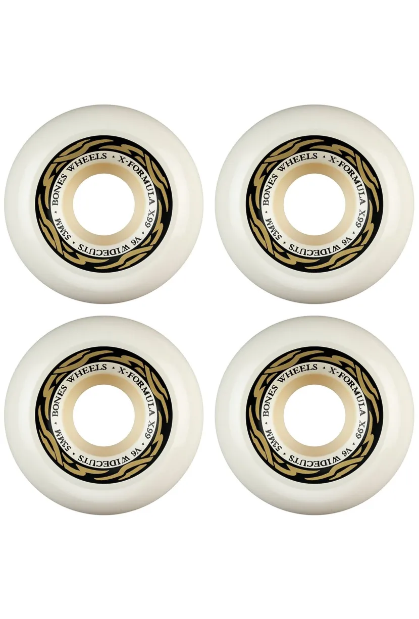 Bones Wheels 99a X Formula V6 Wide-Cut 53mm