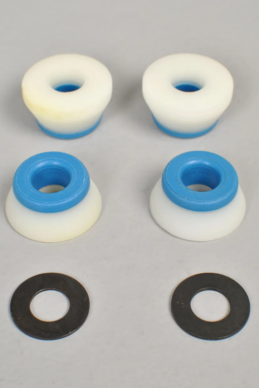 Bones Wheels Soft Bushings 81A, White/Blue