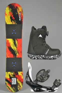 Burton Kids Grom Snowboardpakke 6-11 år