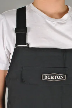 Burton Kids Skylar BIB Overall Pant, True Black