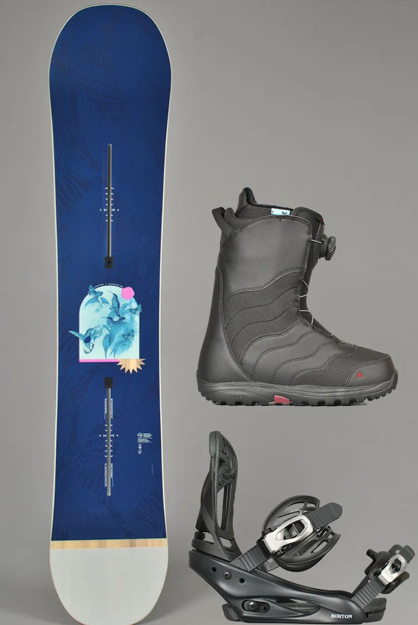 Burton Womens Yeasayer Snowboardpakke