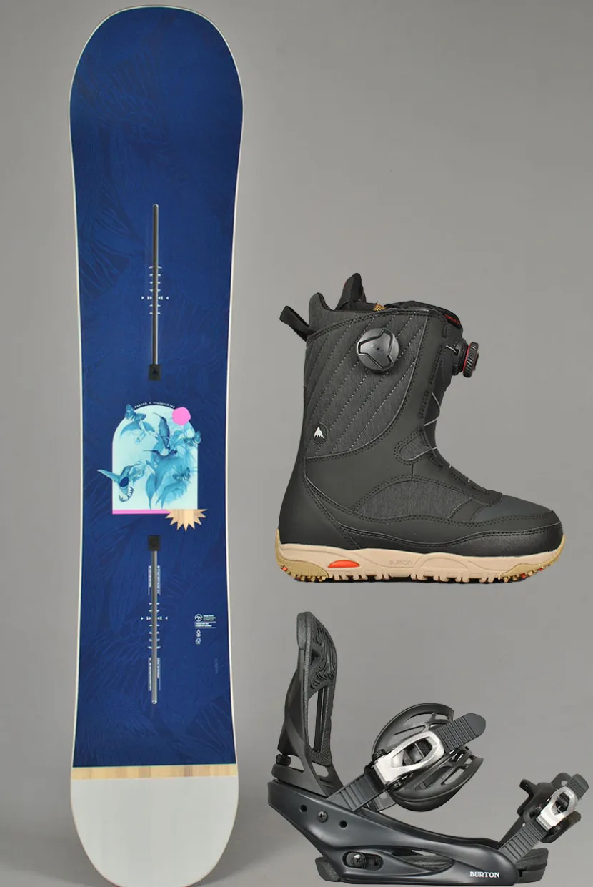 Burton Womens Yeasayer Snowboardpakke