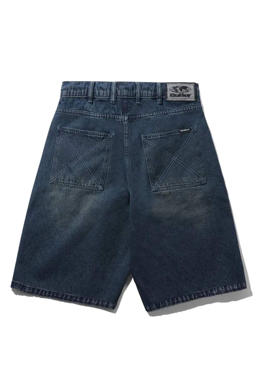 Butter Goods Distressed Big Denim Shorts