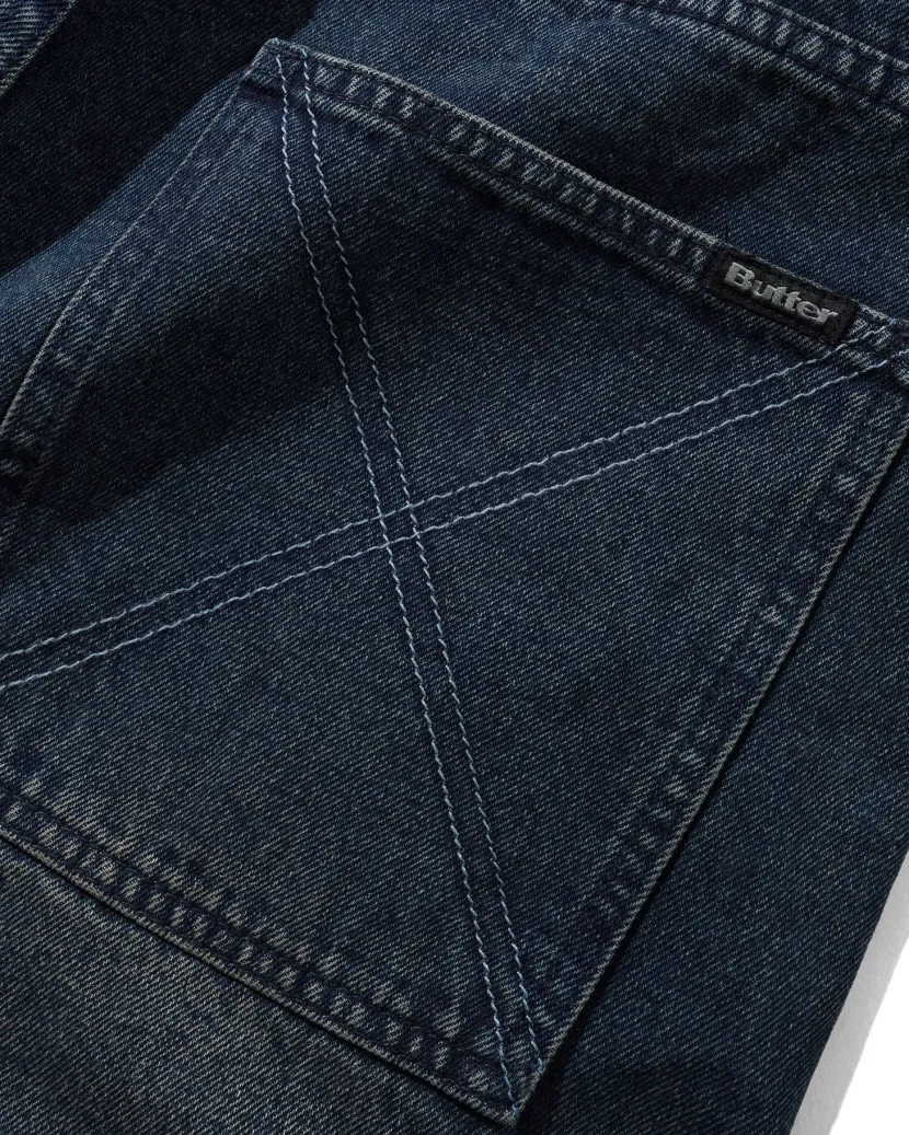 Butter Goods Distressed Big Denim Shorts