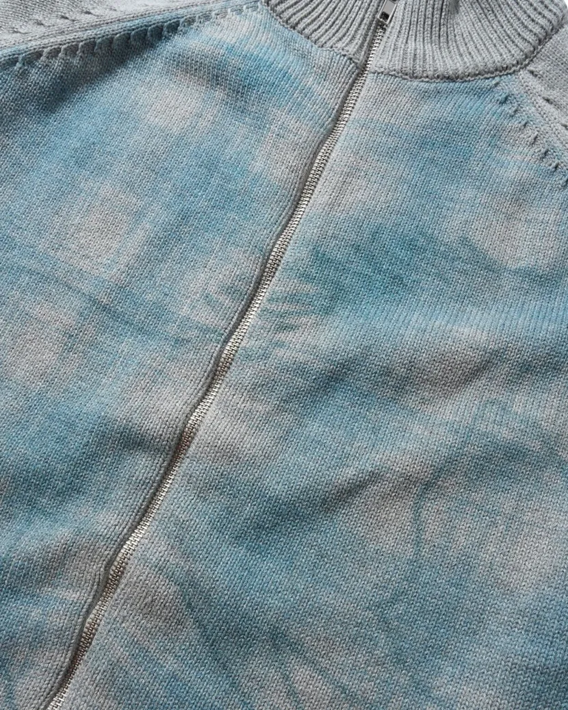 Butter Goods Mustang Zip-Thru Knit Sweater