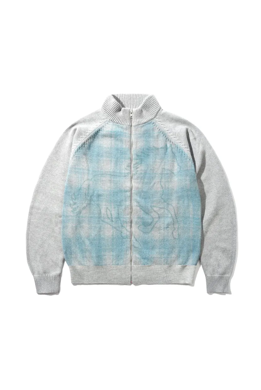 Butter Goods Mustang Zip-Thru Knit Sweater