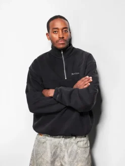Butter Goods Panel 1/4 Zip Sweater