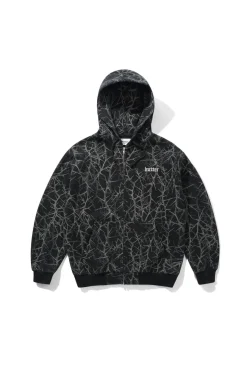Butter Goods Thorn Camo Waffle Zip-Thru Hood