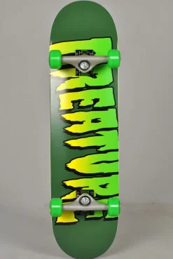 Creature Logo Stumps, Green 8.0 Komplett Skateboard