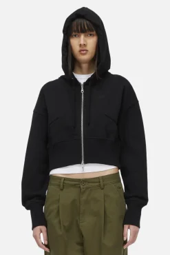 Dime Cropped Zip Hoodie