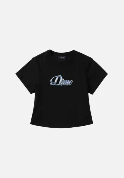 Dime Cursive Denim Tee