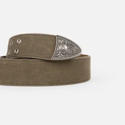 Dime Waxed Canvas Belt
