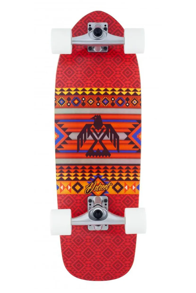 D-Street Longboards Aztec Baja Surfskate 29 x 9.375