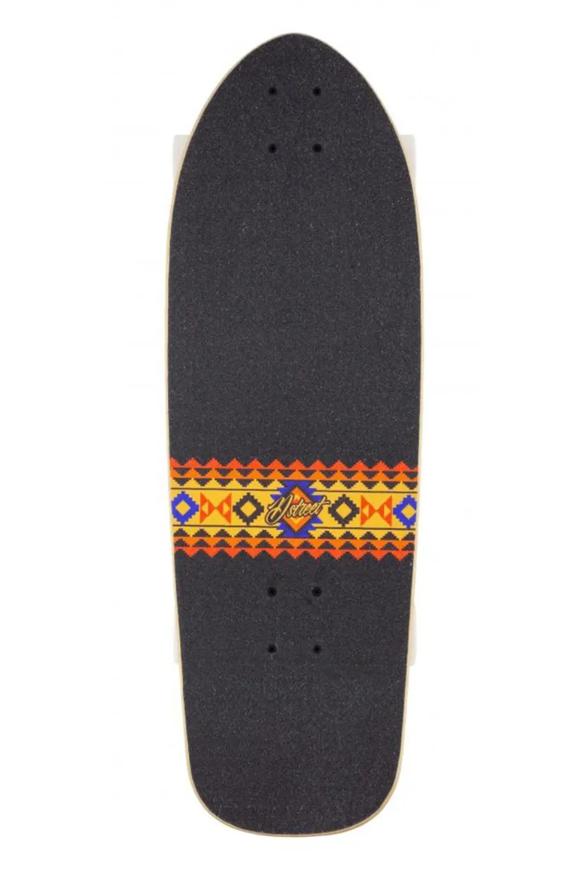 D-Street Longboards Aztec Baja Surfskate 29 x 9.375