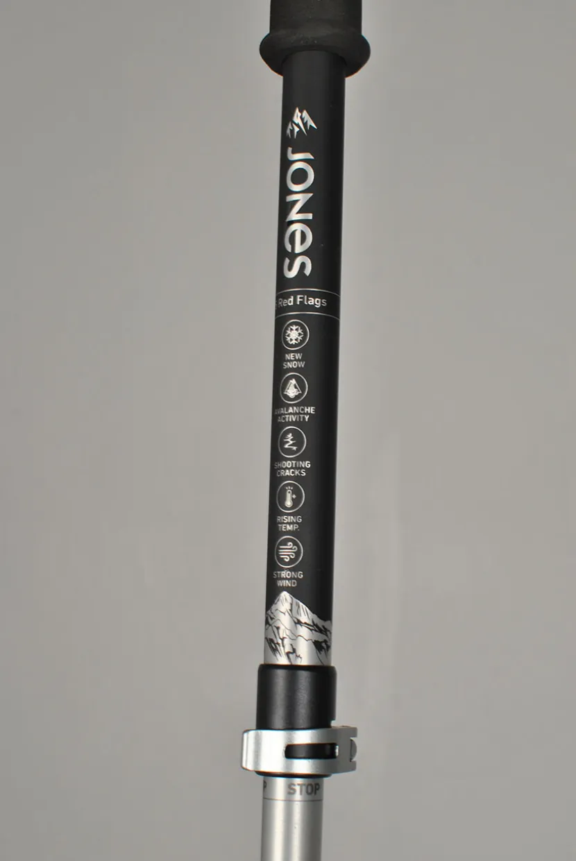 Jones Snowboards Flip-Lock Talon Adjustable Poles 105-135cm
