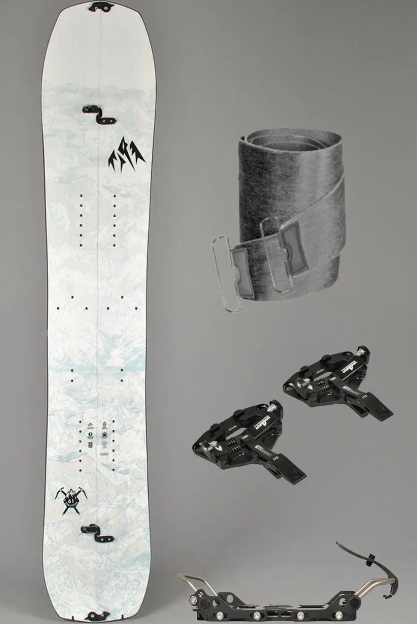 Jones Snowboards Solution X Spark Dyno DH ATK Hardboots Splitboardpakke