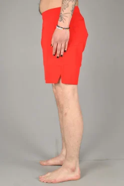 Montage Apparel Swim Shorts, Salsa Red