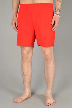 Montage Apparel Swim Shorts, Salsa Red