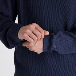 New Balance Numeric Waffle Knit Long Sleeve Henley