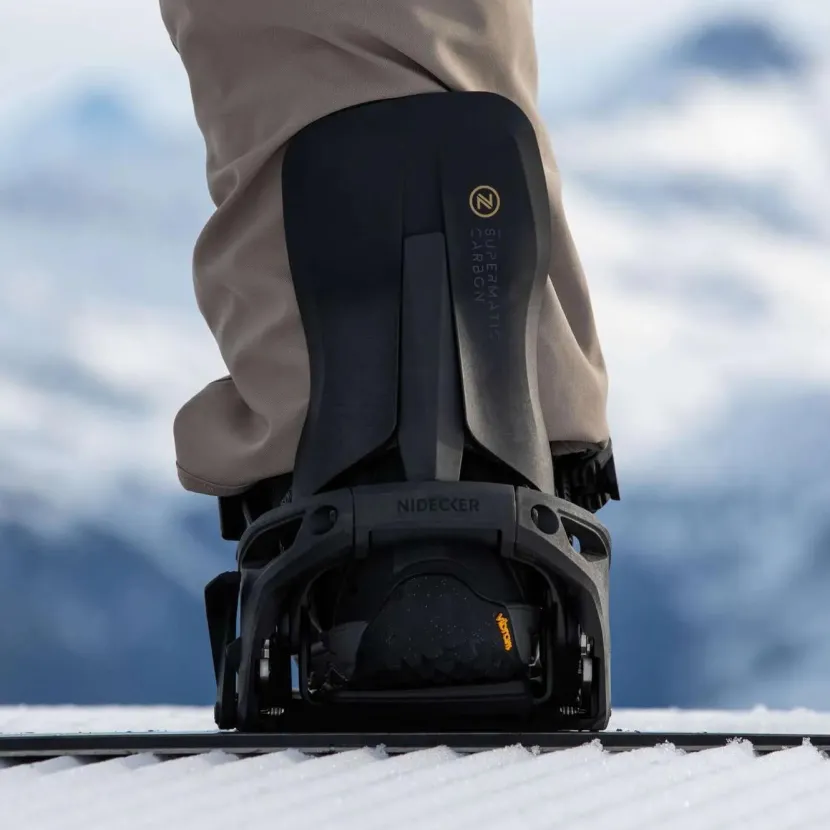 Nidecker Supermatic Carbon Snowboard Binding