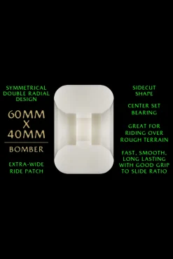 Powell Peralta 88a Dragon Formula 60x40mm