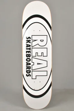Real Skateboards Classic Oval, White 8.38