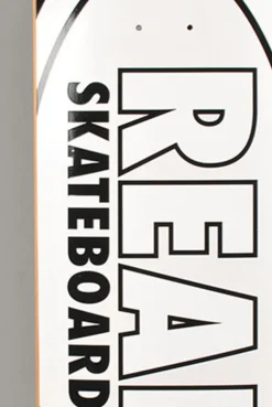 Real Skateboards Classic Oval, White 8.38