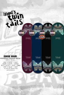 Real Skateboards Ishod Mariposa Chrome Redux - 8.25 Twin Tail