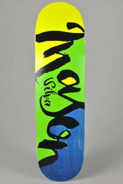 Real Skateboards Mason Script Colorblock 8.5