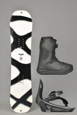 Ride Kids Lowride Snowboardpakke, 6-11 år