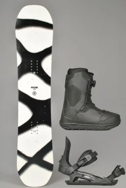 Ride Kids Lowride Snowboardpakke, 6-11 år