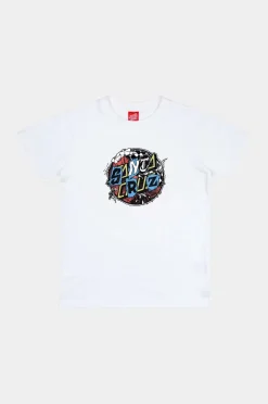 Santa Cruz Youth Screaming Pay Off Dot Front T-Shirt