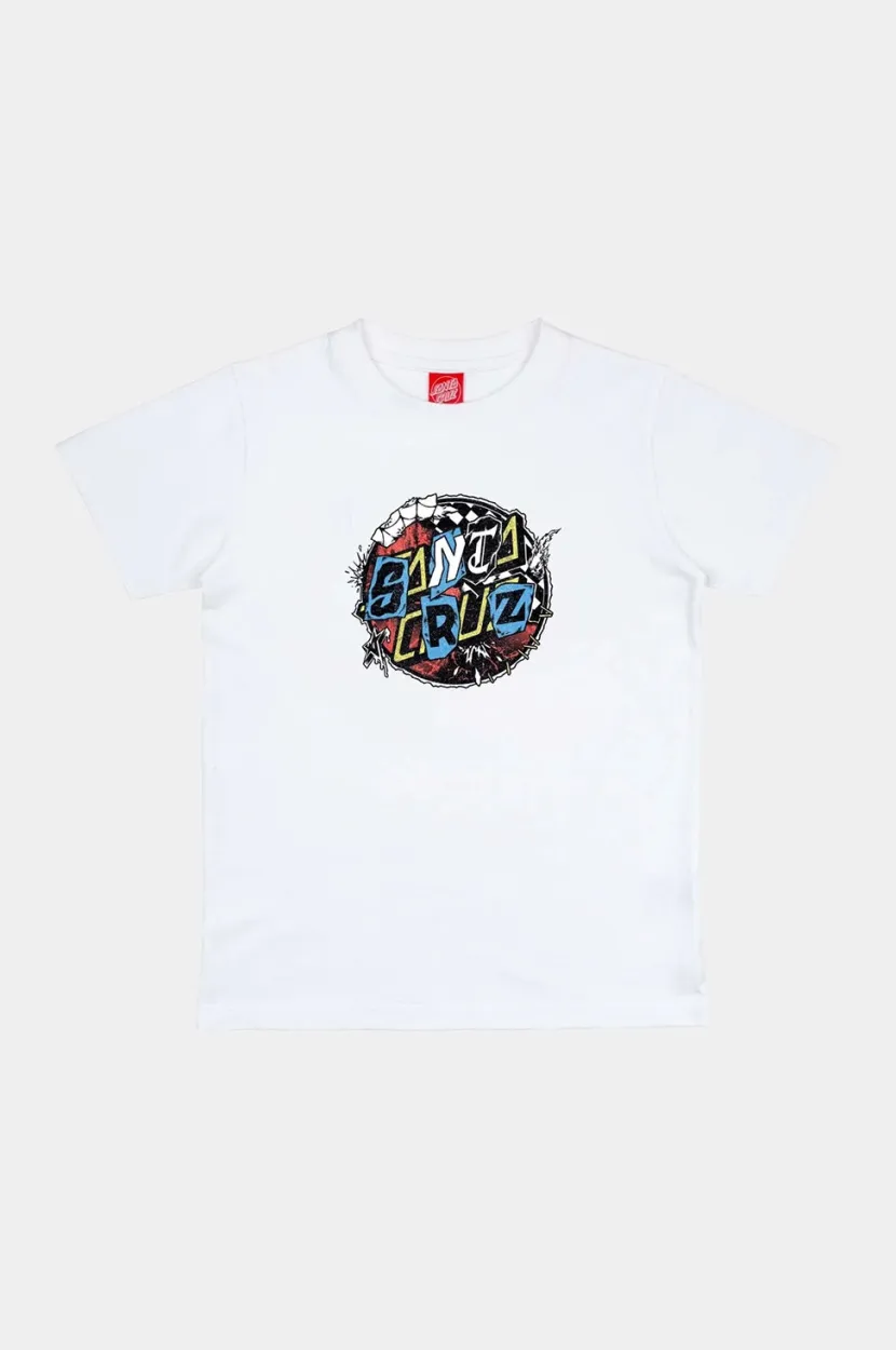 Santa Cruz Youth Screaming Pay Off Dot Front T-Shirt