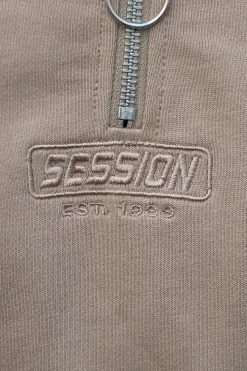 Session Block Quarter Zip