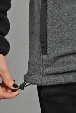 Session Pullover Fleece, Black/Black Melange