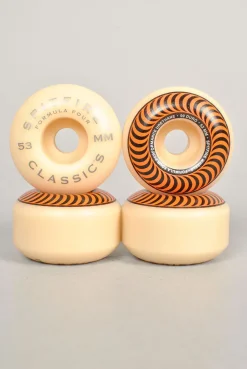 Spitfire Wheels F4 Orange Classics Swirl 53mm 99A