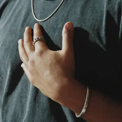 Twojeys Cuban Ring Plata