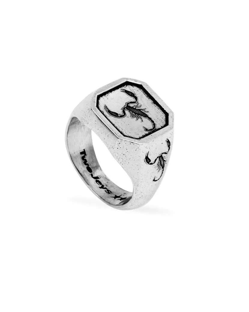 Twojeys Scorpio Ring Plata