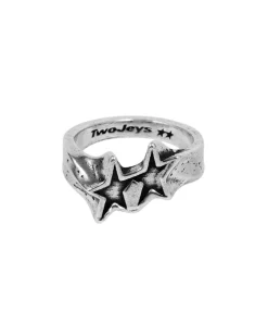 Twojeys Tilled Icon Ring Plata